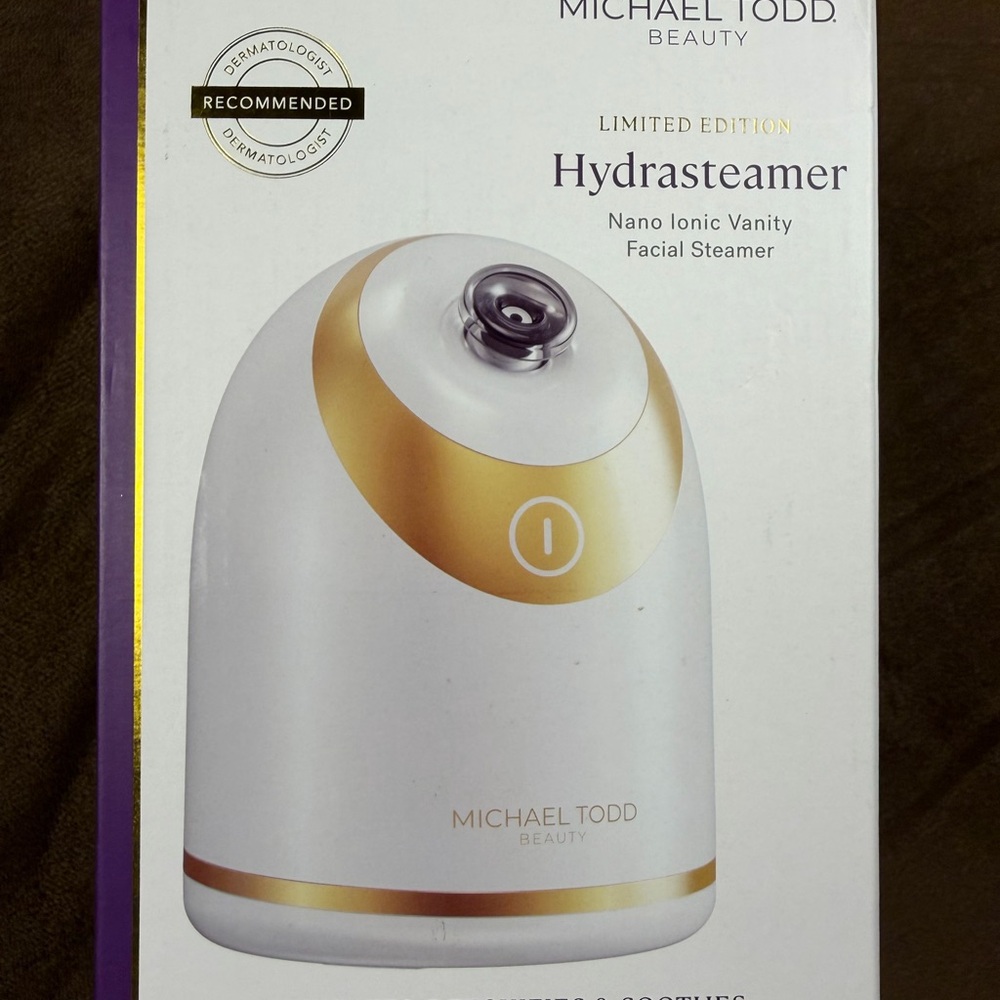 Michael Todd Beauty White and Gold Hydrasteamer